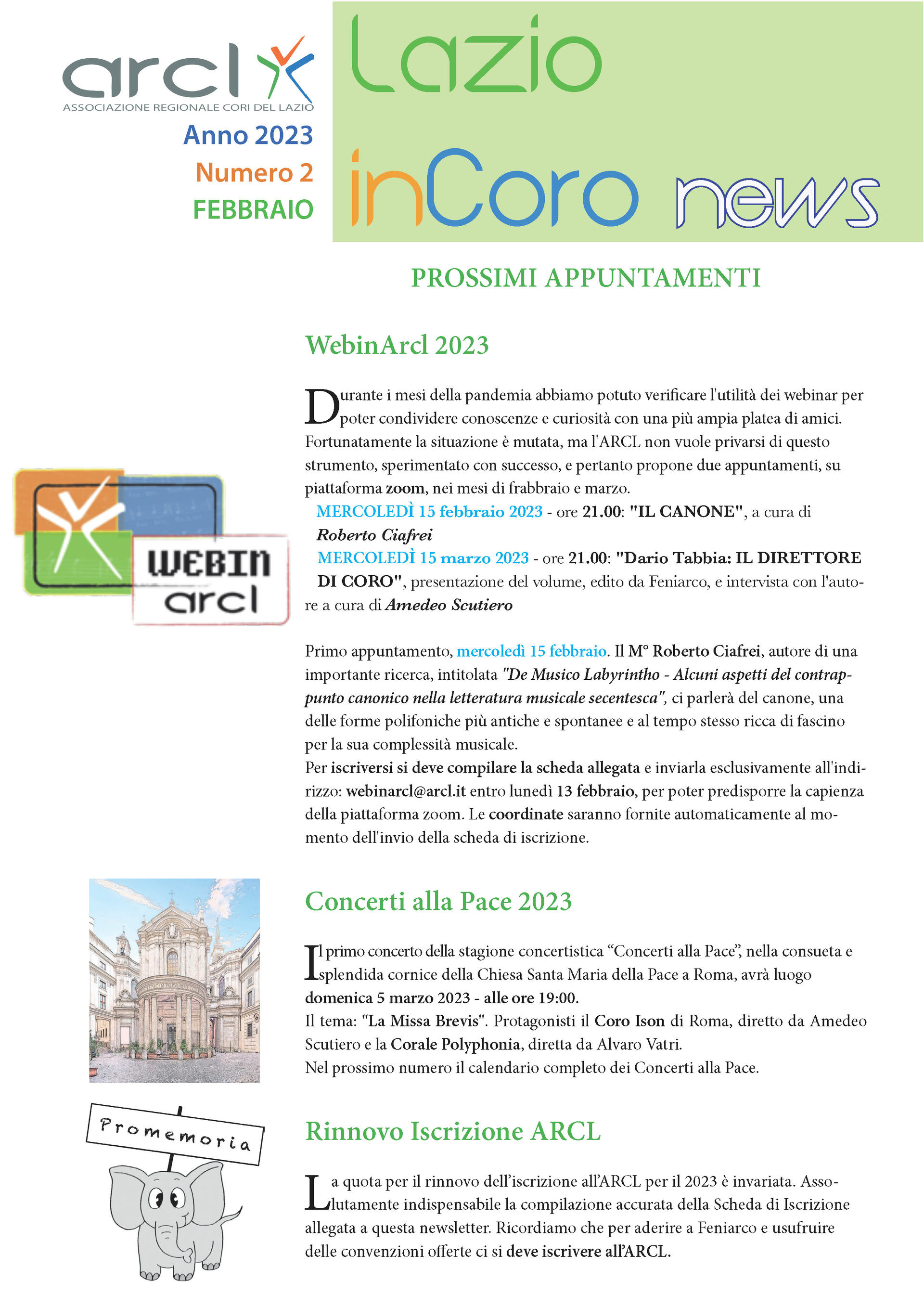Lazioincoro News 02-1 feb 2023