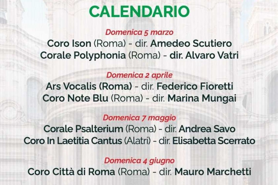 Concerti alla pace 2023   calendario