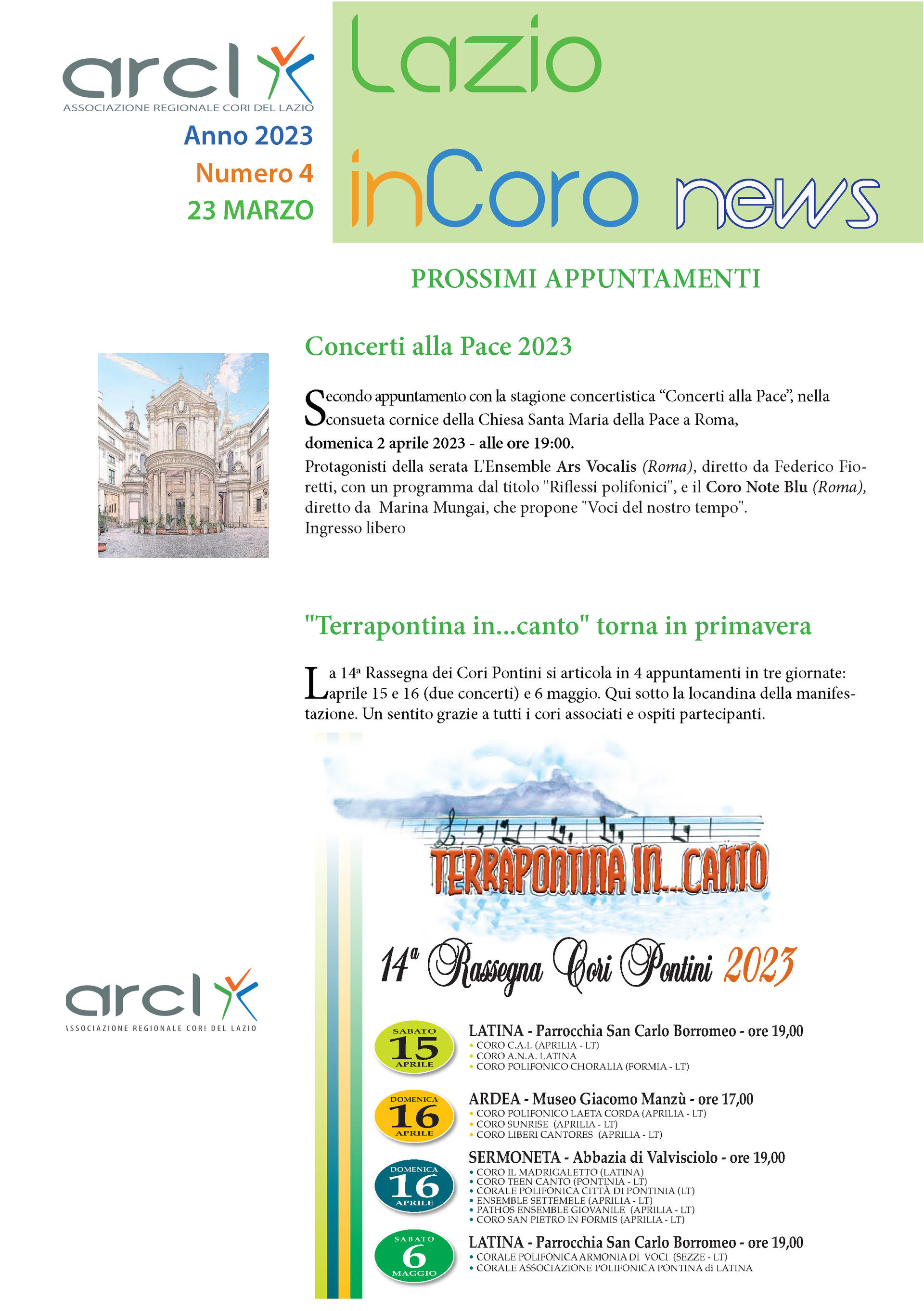 Lazioincoro News n. 4 - 23 mar 2023
