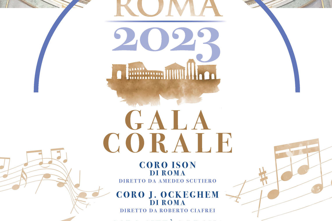 Gala corale roma 2023 locandina