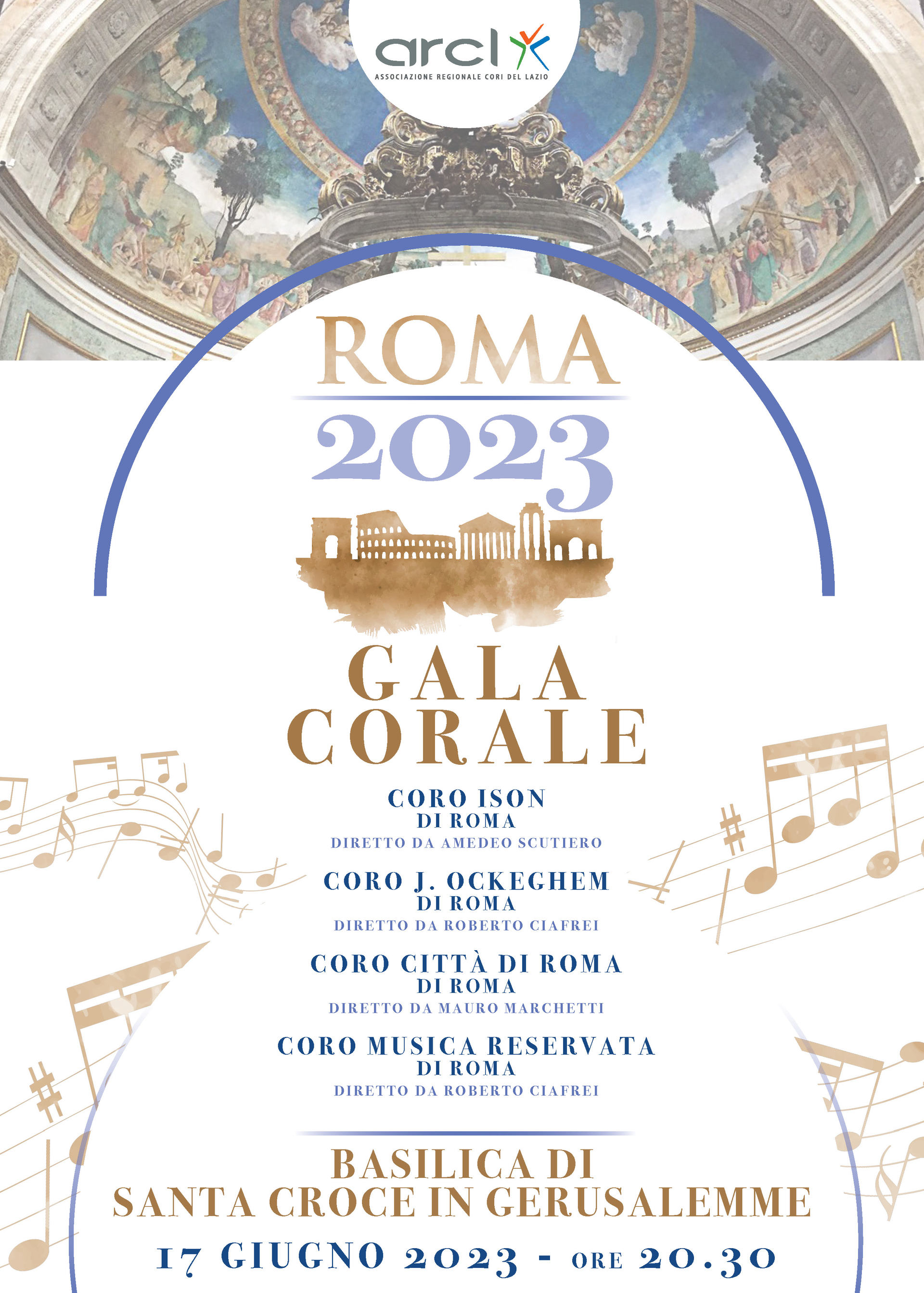 Gala Corale Roma 2023 - locandina