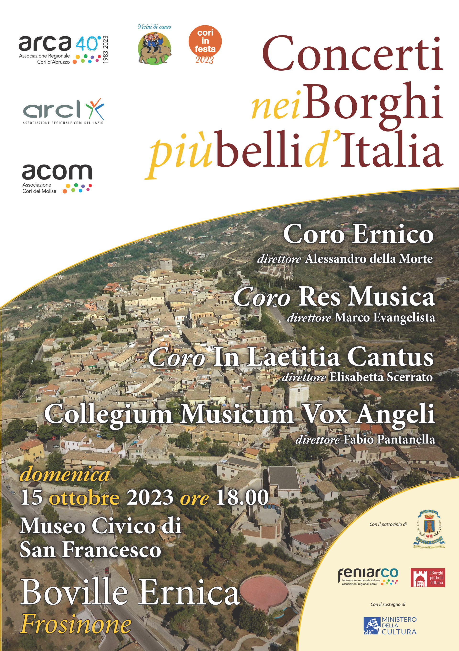Concerti nei Borghi - Boville Ernica -15-10-2023