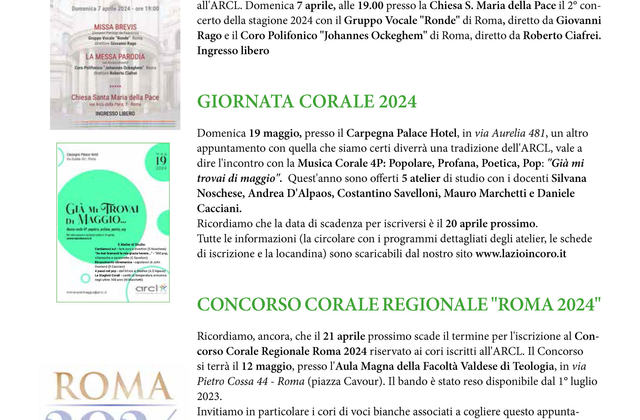 Lazioincoro news 02 2 apr 2024