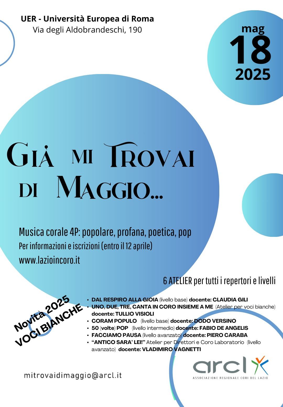 LOCANDINA 2025 Già mi trovai di maggio…